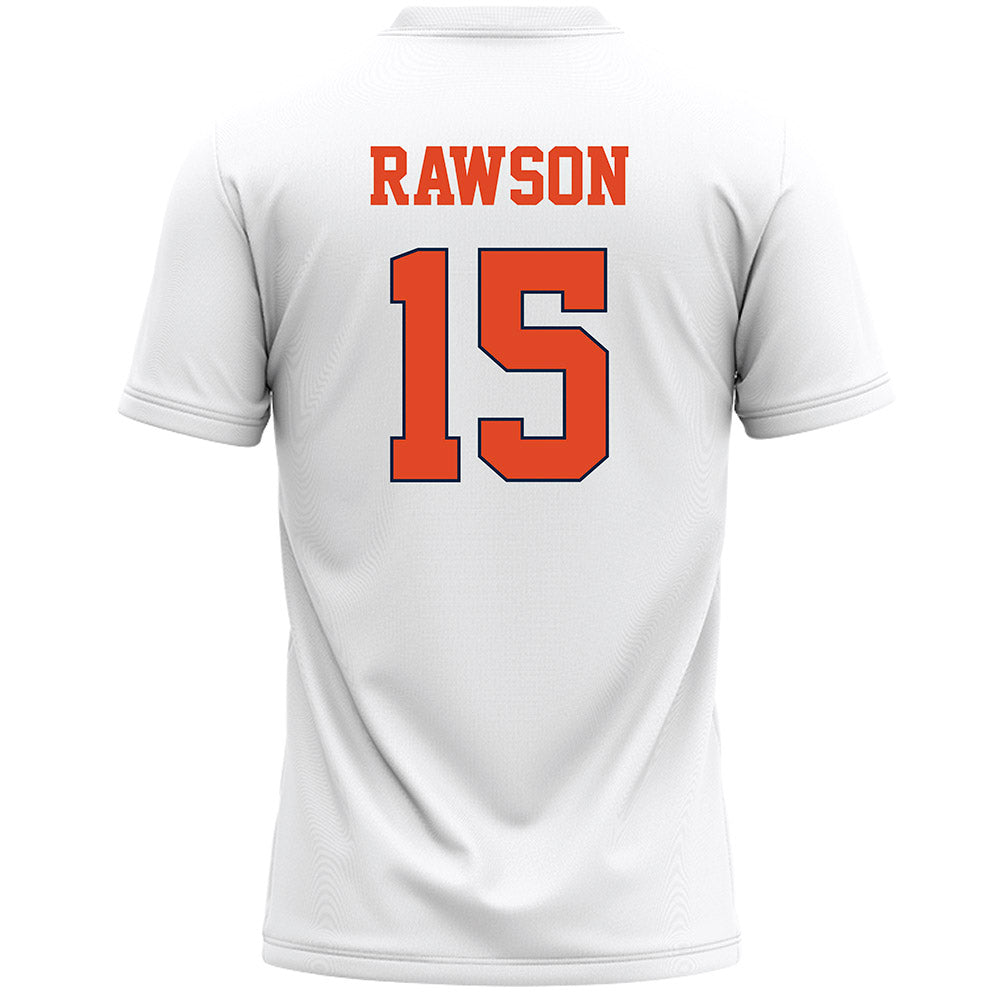 Syracuse - NCAA Men's Lacrosse : Ted Rawson - White Lacrosse Jersey -1