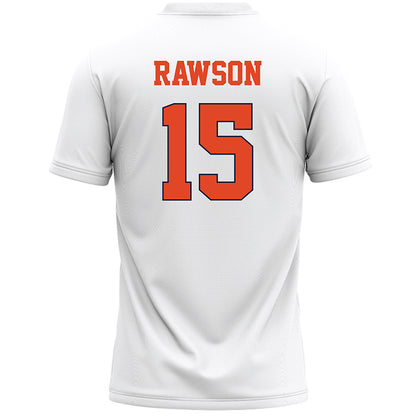 Syracuse - NCAA Men's Lacrosse : Ted Rawson - White Lacrosse Jersey -1