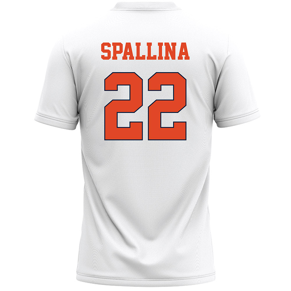 Syracuse - NCAA Men's Lacrosse : Joseph Spallina - White Lacrosse Jersey -1