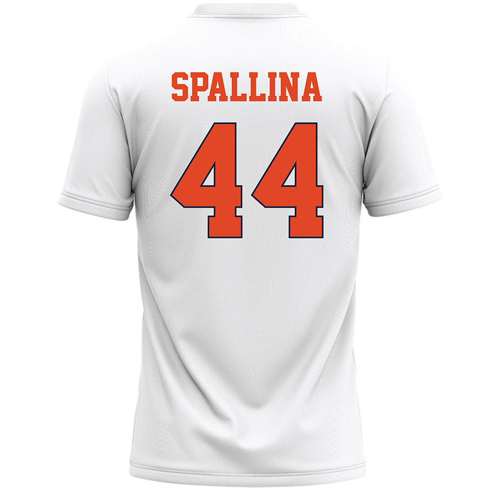 Syracuse - NCAA Men's Lacrosse : Brett Spallina - White Lacrosse Jersey -1