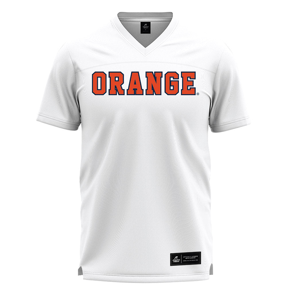 Syracuse - NCAA Men's Lacrosse : Gregory Elijah-Brown - White Lacrosse Jersey -0