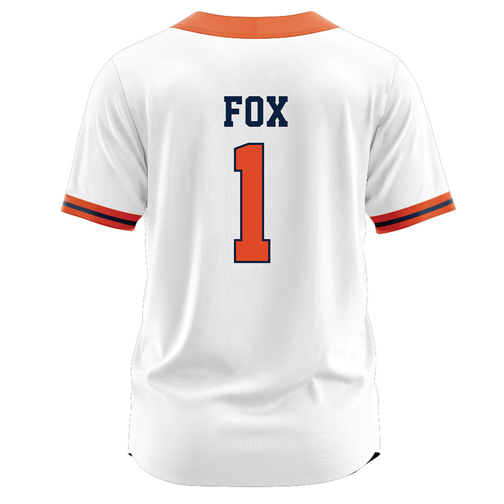Syracuse - NCAA Softball : Lauren Fox - White Jersey-1
