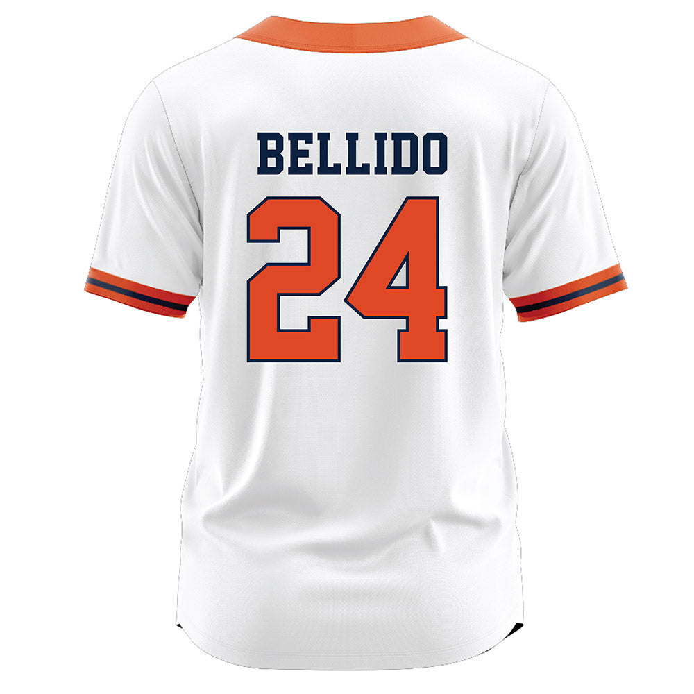 Syracuse - NCAA Softball : Kiara Bellido - White Jersey-1