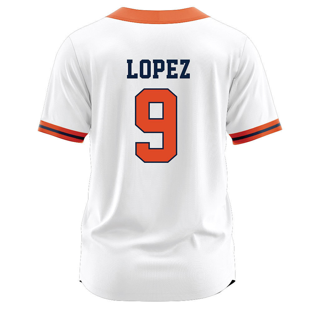 Syracuse - NCAA Softball : Madelyn Lopez - White Jersey-1