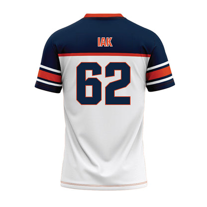 Syracuse - NCAA Football : Jackson Iak - White Football Jersey-1