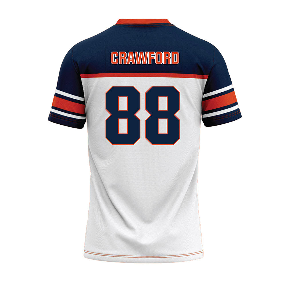 Syracuse - NCAA Football : Elijah Crawford - White Football Jersey-1
