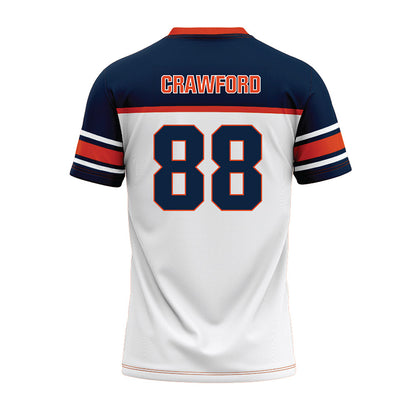 Syracuse - NCAA Football : Elijah Crawford - White Football Jersey-1