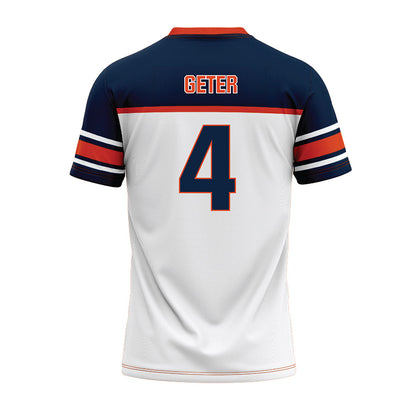 Syracuse - NCAA Football : Chase Geter - White Football Jersey-1