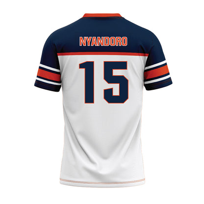 Syracuse - NCAA Football : Nathan Nyandoro - White Football Jersey-1