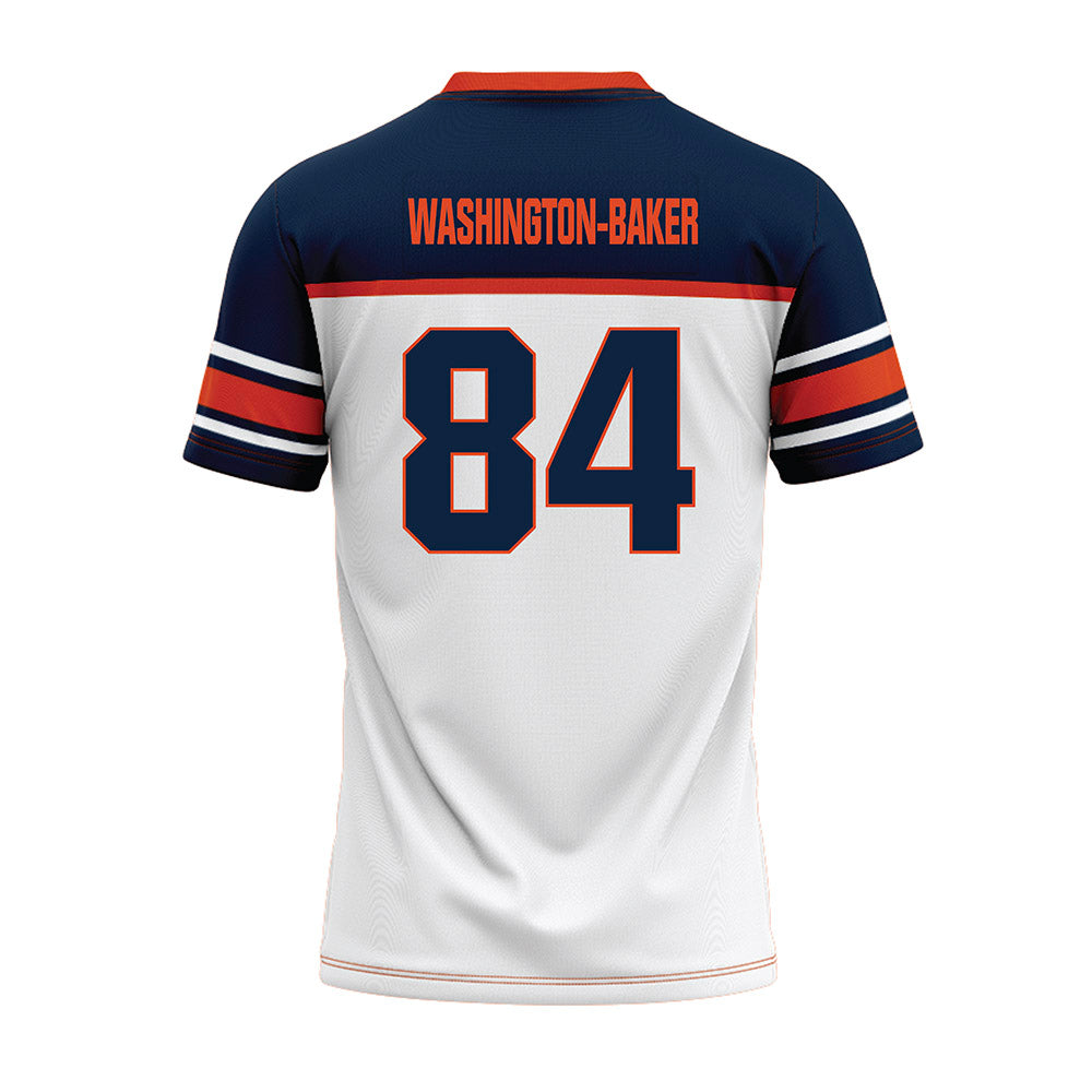 Syracuse - NCAA Football : Elijah Washington-Baker - White Football Jersey-1