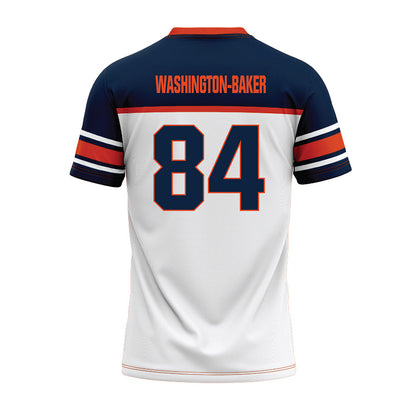 Syracuse - NCAA Football : Elijah Washington-Baker - White Football Jersey-1
