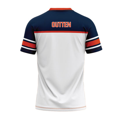 Syracuse - NCAA Football : Matthew Outten - White Football Jersey-1
