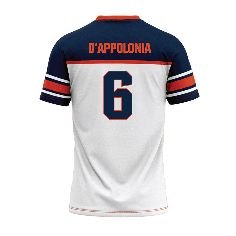 Syracuse - NCAA Football : Chris D'Appolonia - White Football Jersey-1