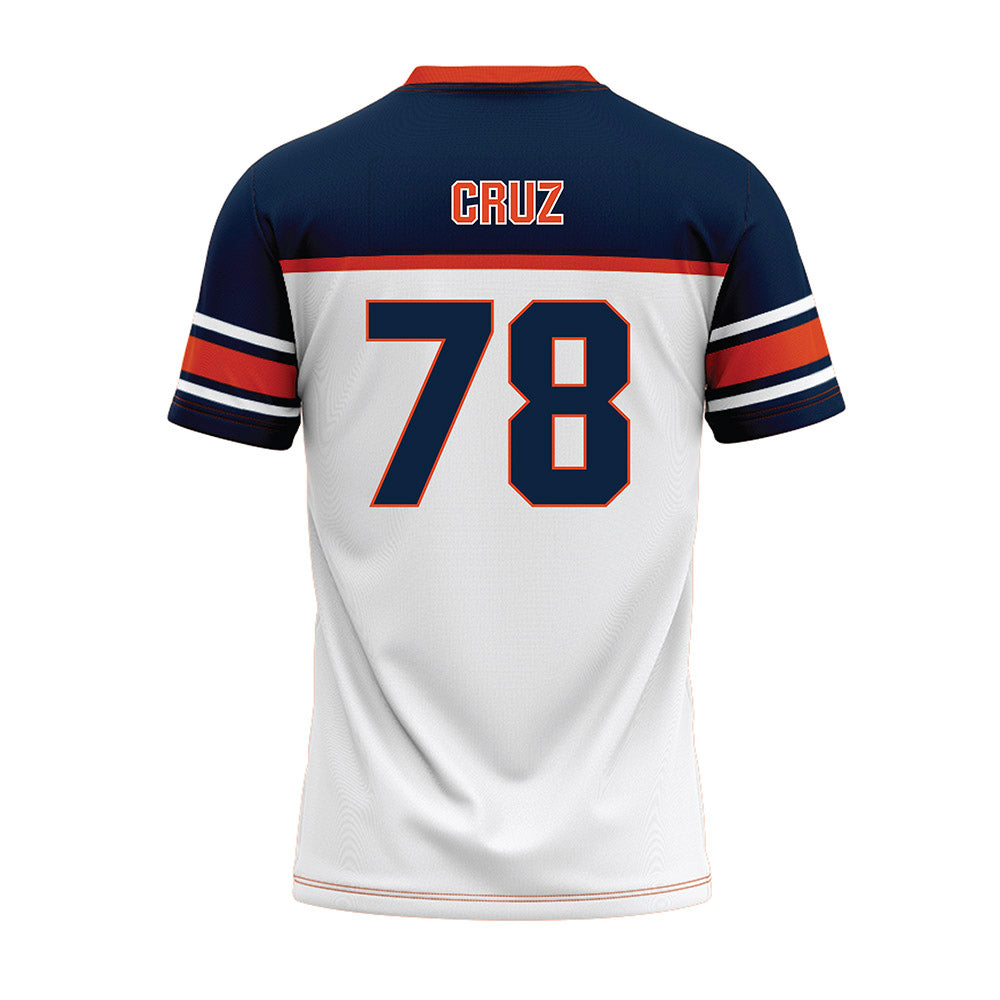 Syracuse - NCAA Football : Joseph Cruz - White Football Jersey-1