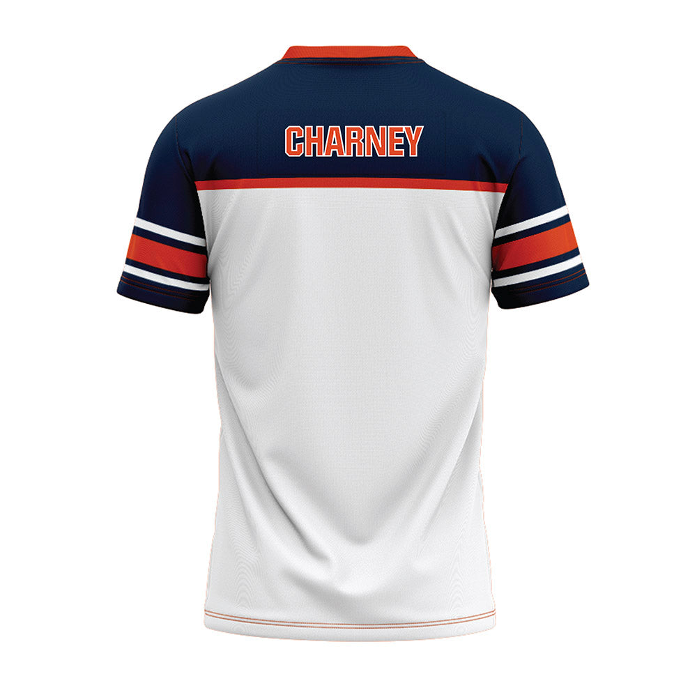 Syracuse - NCAA Football : Brayden Charney - White Football Jersey-1