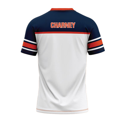 Syracuse - NCAA Football : Brayden Charney - White Football Jersey-1