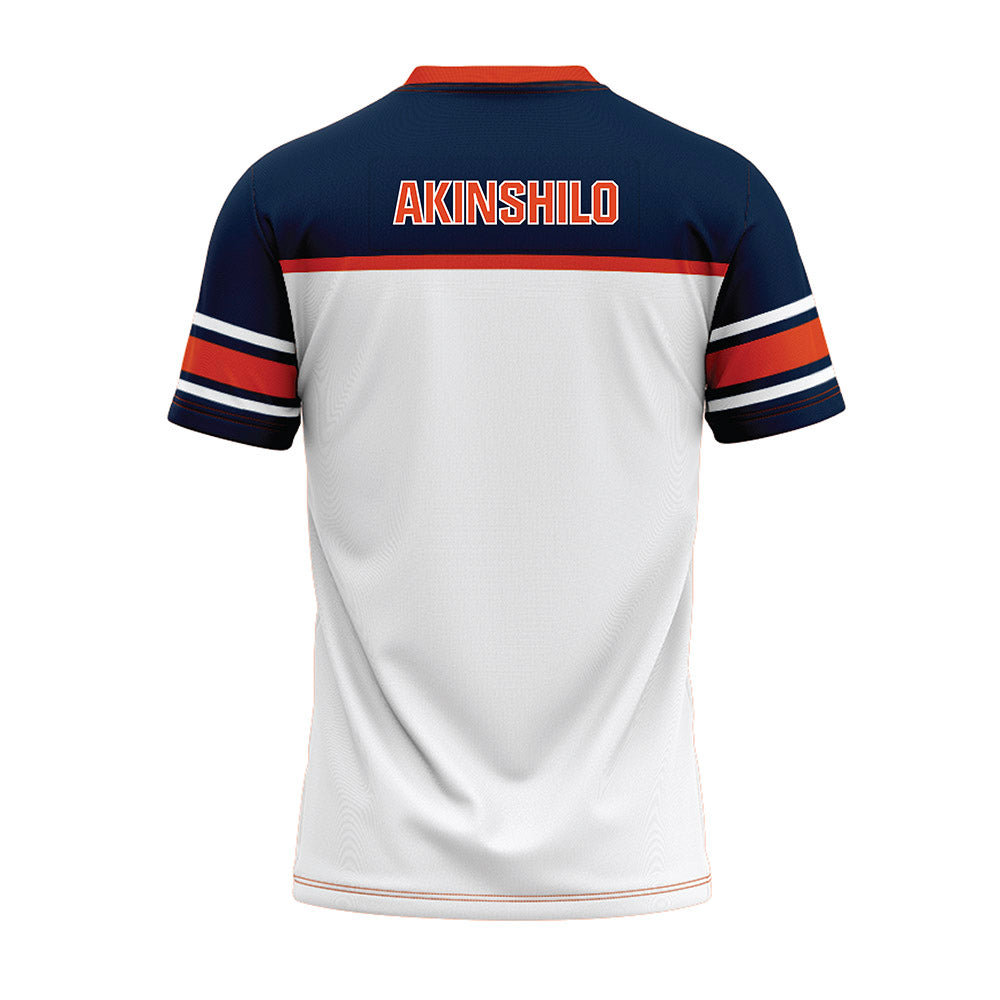 Syracuse - NCAA Football : Oluwafunto Akinshilo - White Football Jersey-1