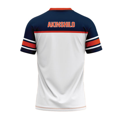 Syracuse - NCAA Football : Oluwafunto Akinshilo - White Football Jersey-1