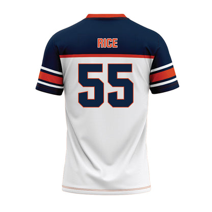 Syracuse - NCAA Football : Zach Rice - White Football Jersey-1