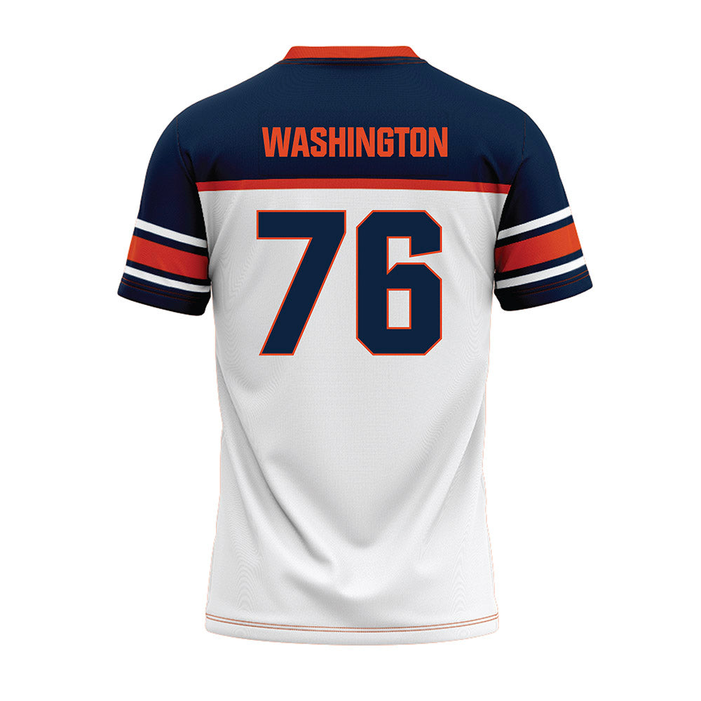 Syracuse - NCAA Football : Byron Washington - White Football Jersey-1