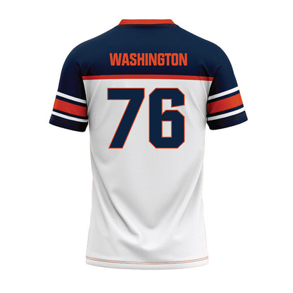 Syracuse - NCAA Football : Byron Washington - White Football Jersey-1