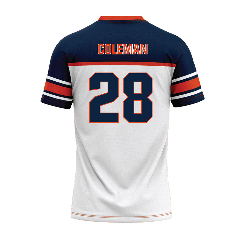 Syracuse - NCAA Football : Malachi Coleman - White Football Jersey-1