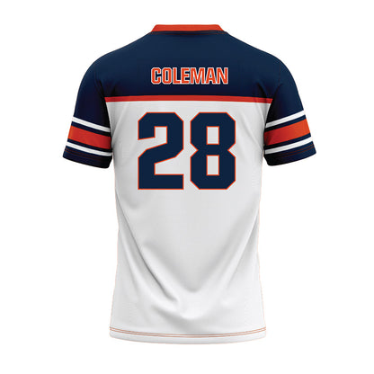 Syracuse - NCAA Football : Malachi Coleman - White Football Jersey-1