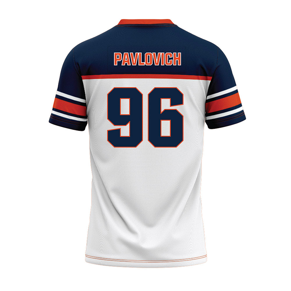 Syracuse - NCAA Football : Mateja Pavlovich - White Football Jersey-1