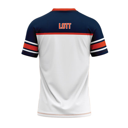 Syracuse - NCAA Football : Zaid Lott - White Football Jersey-1