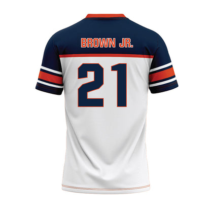 Syracuse - NCAA Football : Fran Brown Jr. - White Football Jersey-1