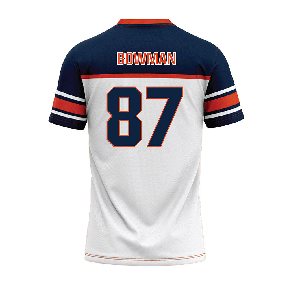 Syracuse - NCAA Football : Wyatt Bowman - White Football Jersey-1