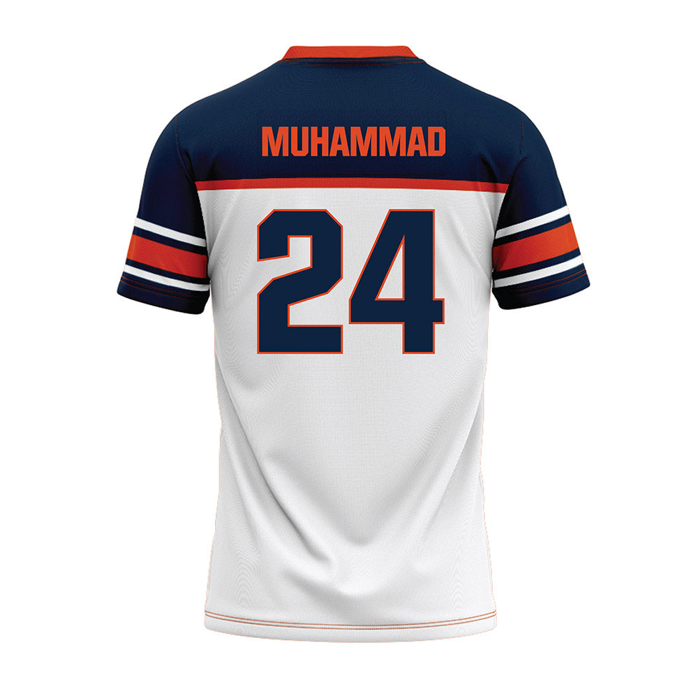 Syracuse - NCAA Football : Ibn-Wadu Muhammad - White Football Jersey-1