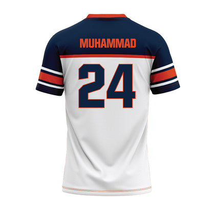 Syracuse - NCAA Football : Ibn-Wadu Muhammad - White Football Jersey-1