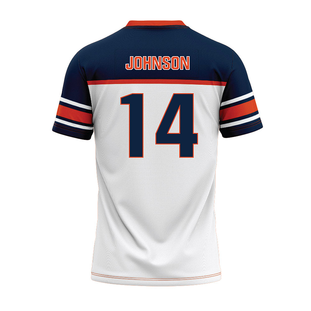Syracuse - NCAA Football : Darius Johnson - White Football Jersey-1