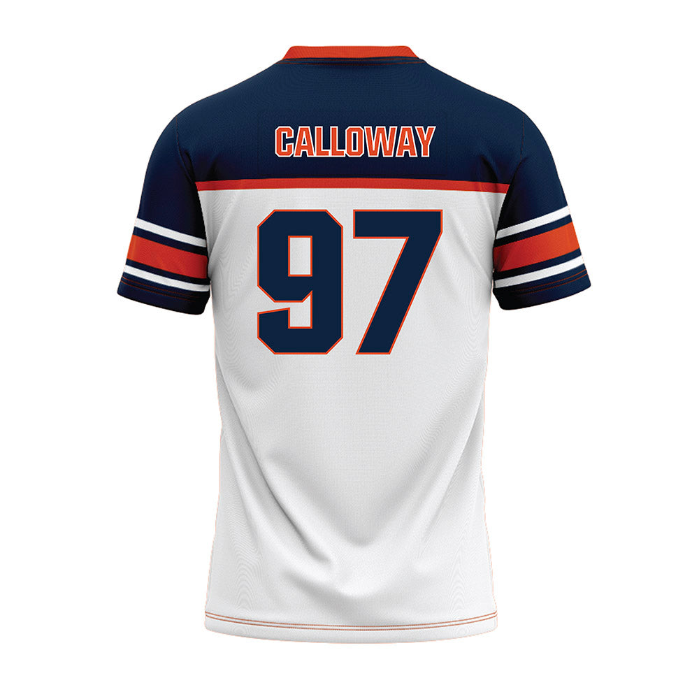 Syracuse - NCAA Football : Clark Calloway - White Football Jersey-1