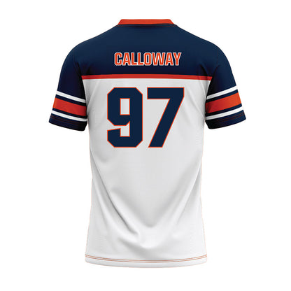 Syracuse - NCAA Football : Clark Calloway - White Football Jersey-1