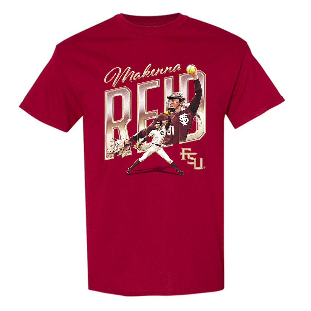 FSU - NCAA Softball : Makenna Reid - T-Shirt Player Collage