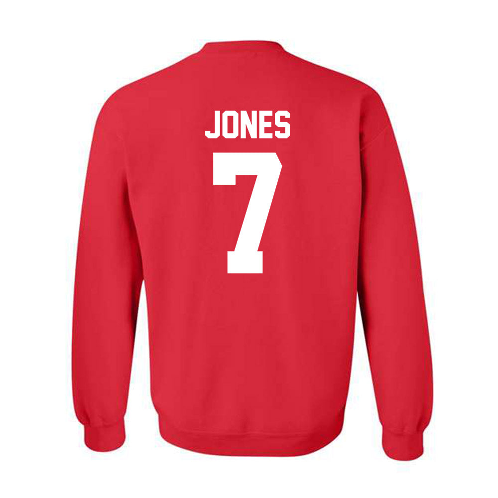 New Mexico - NCAA Men's Basketball : Sir Marius Jones - Classic Shersey Crewneck Sweatshirt-1