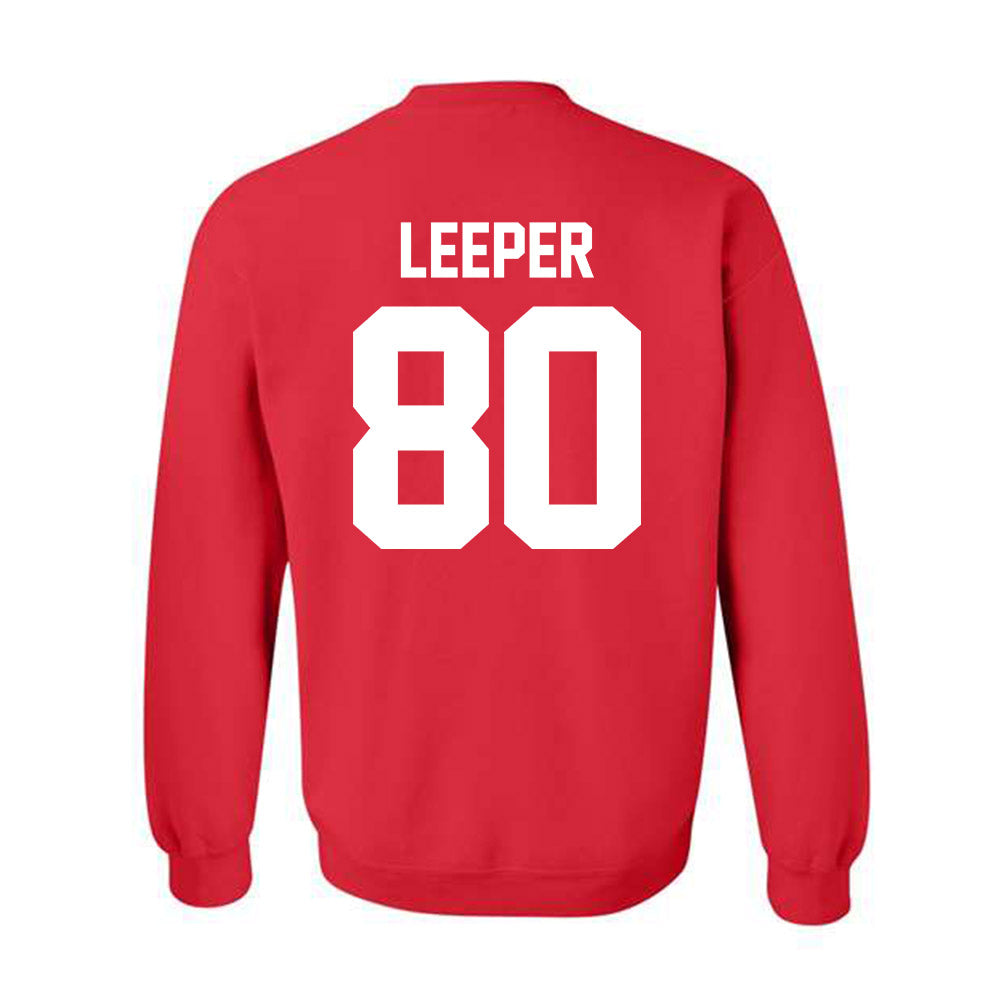 New Mexico - NCAA Football : Max Leeper - Classic Shersey Crewneck Sweatshirt-1