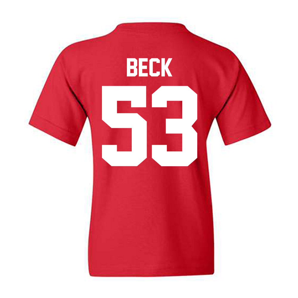 New Mexico - NCAA Football : Caden Beck - Classic Shersey Youth T-Shirt-1