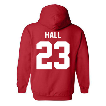 New Mexico - NCAA Men's Basketball : Jake Hall - Classic Shersey Hooded Sweatshirt-1