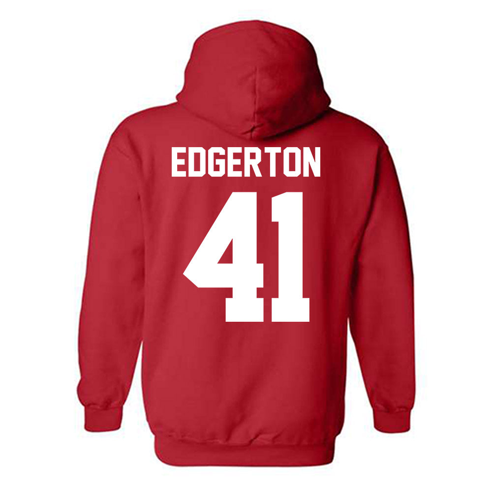 New Mexico - NCAA Baseball : Seth Edgerton - Classic Shersey Hooded Sweatshirt-1
