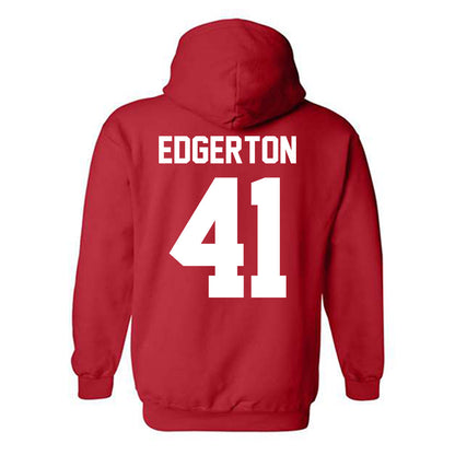New Mexico - NCAA Baseball : Seth Edgerton - Classic Shersey Hooded Sweatshirt-1