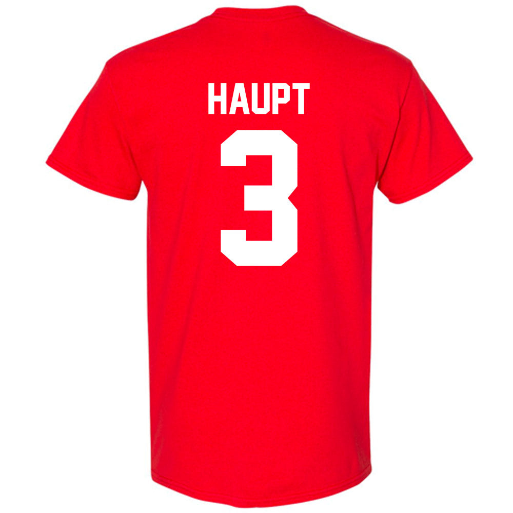 New Mexico - NCAA Men's Basketball : Luke Haupt - Classic Shersey T-Shirt-1