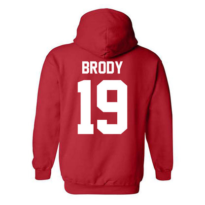 New Mexico - NCAA Football : Elijah Brody - Classic Shersey Hooded Sweatshirt-1