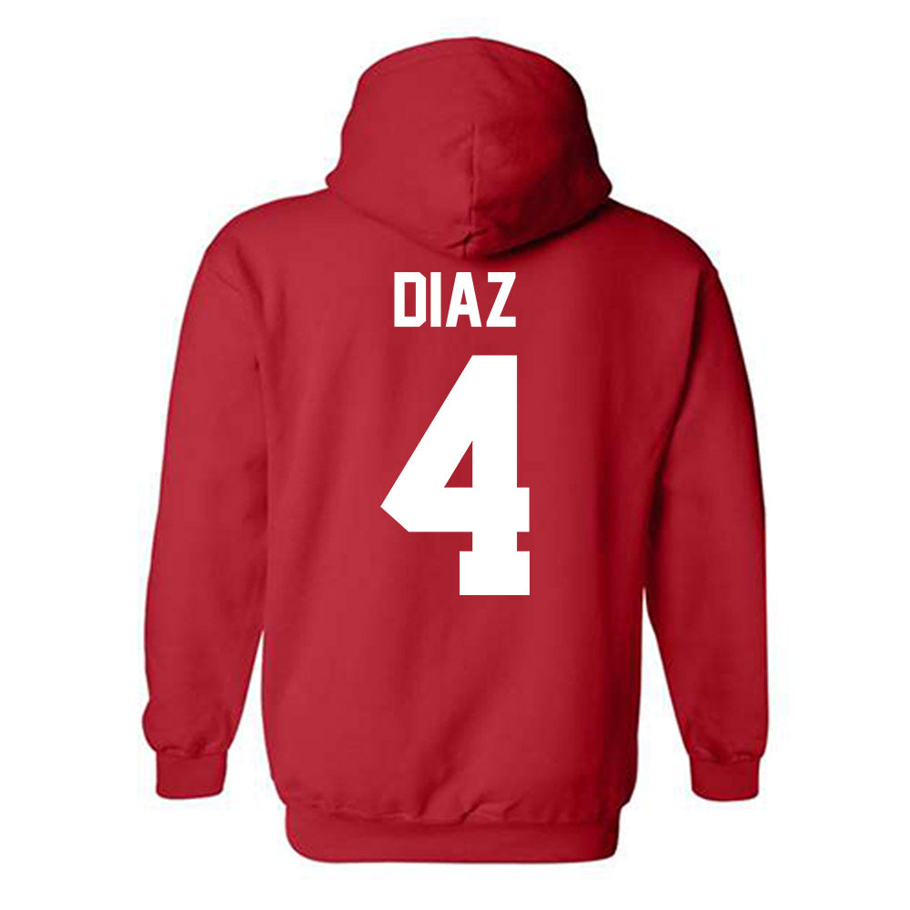 New Mexico - NCAA Baseball : Anthony Diaz - Classic Shersey Hooded Sweatshirt-1