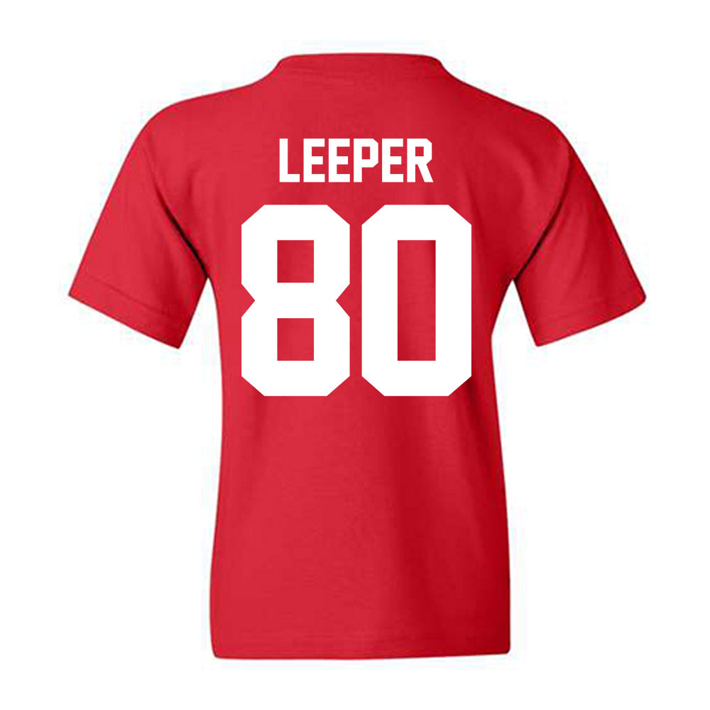 New Mexico - NCAA Football : Max Leeper - Classic Shersey Youth T-Shirt-1