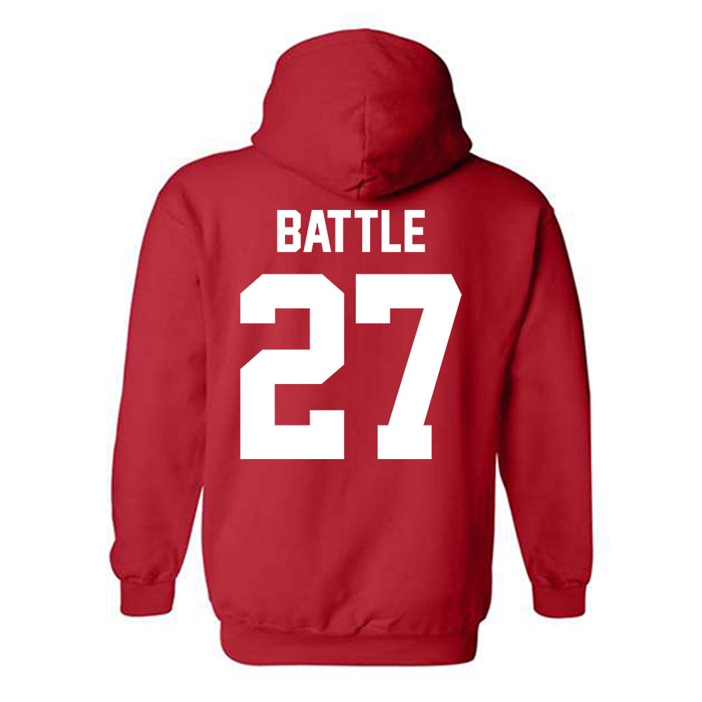 New Mexico - NCAA Football : Kj Battle - Classic Shersey Hooded Sweatshirt-1