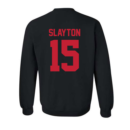 New Mexico - NCAA Football : Xavier Slayton - Classic Shersey Crewneck Sweatshirt-1
