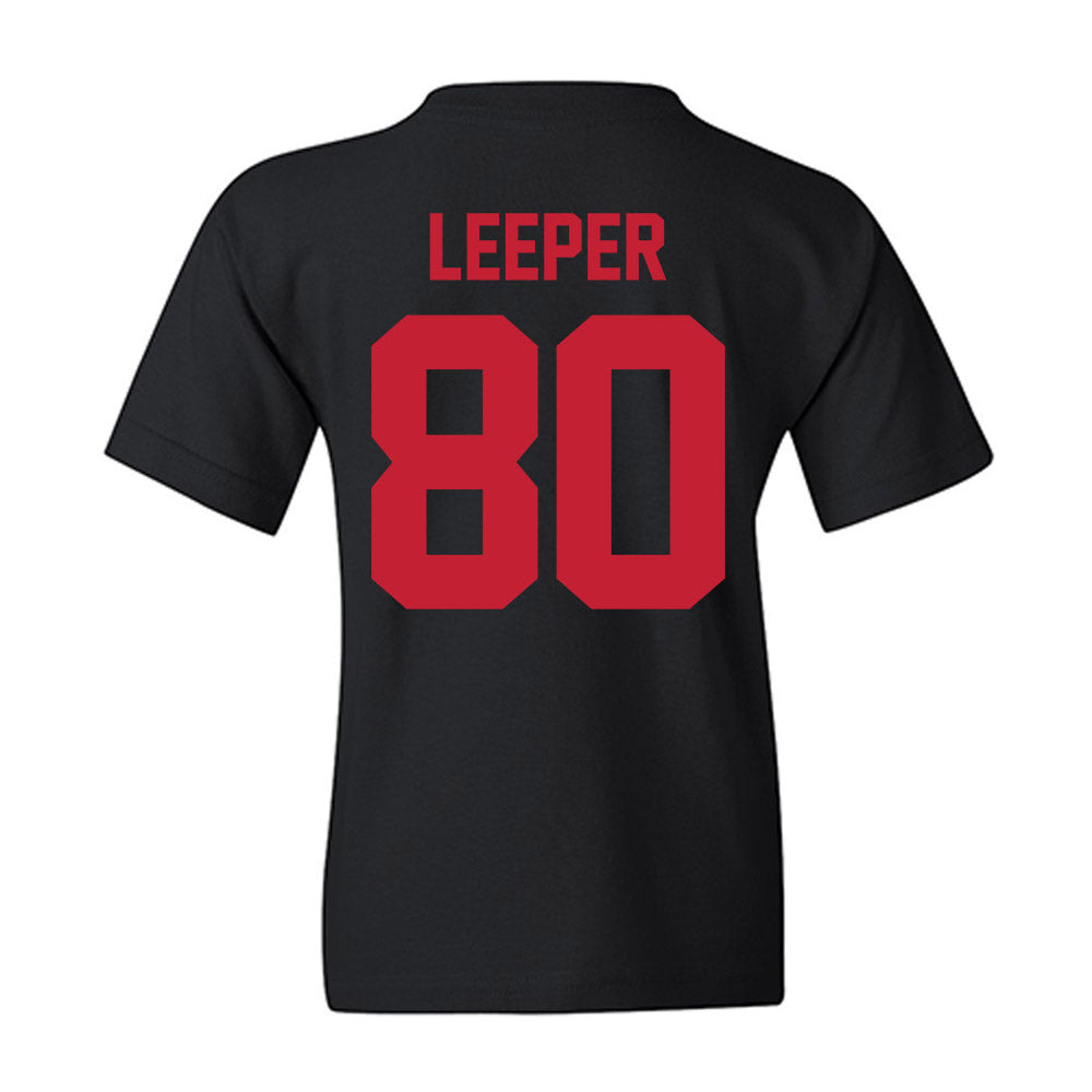 New Mexico - NCAA Football : Max Leeper - Classic Shersey Youth T-Shirt-1